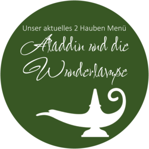 Aktuelles 2 Hauben Menu "Aladdin und die Wunderlampe" im Restaurant Crystal. Fine Dinning, bestes Restaurant